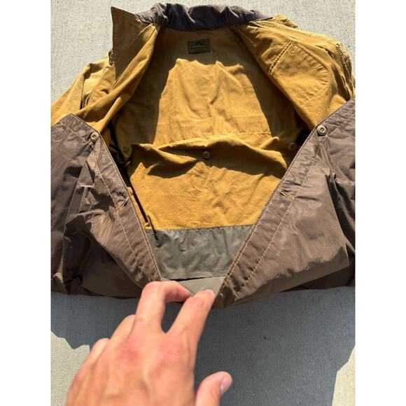 Vintage 70s Saftbak Duck Hunting Jacket Canvas Game Pouch Behind Water Repellent - Picture 9 of 16